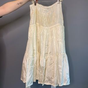 Vintage Women’s Midi Petticoat, Off White